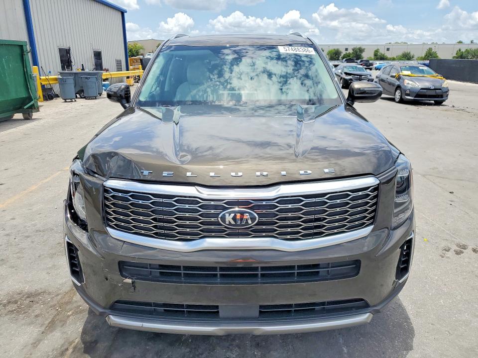 2020 Kia Telluride VIN 5XYP64HC3LG089208 COPART salvage auction — FRONT END, Fl - Cert Of Title Slvg Rebuildable, sold $8,900 on 2026-08-27 (photo 5)