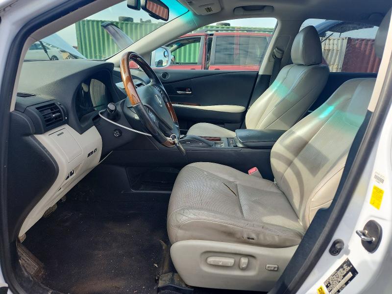 2010 Lexus Rx VIN JTJBC1BA6A2009851 COPART salvage auction — REAR END, Il - Salvage Certificate, sold $2,150 on 2026-07-21 (photo 7)