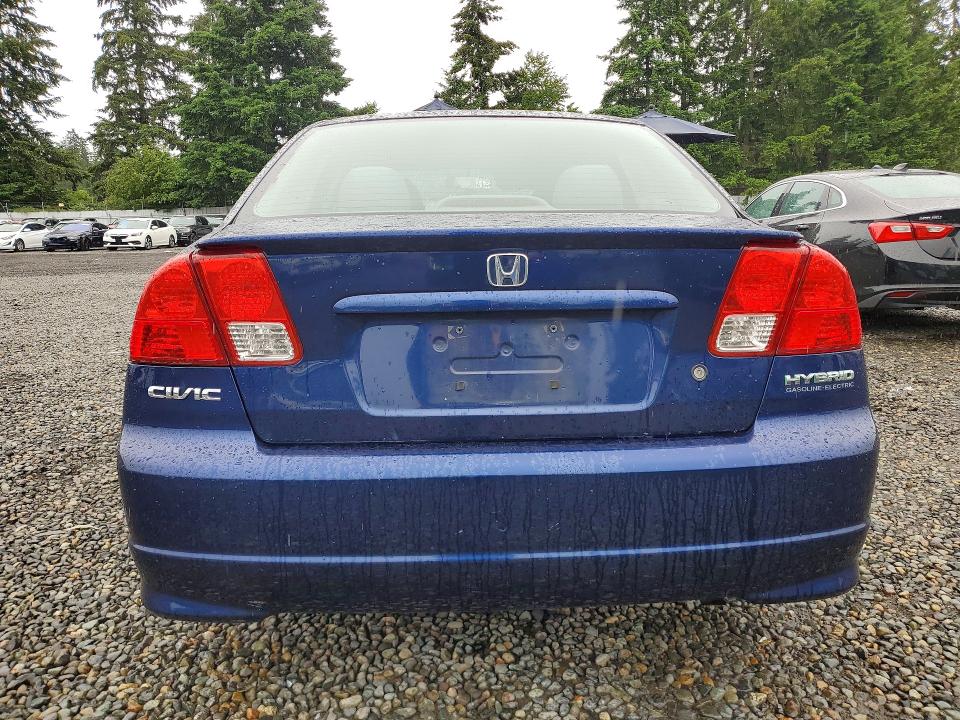 2005 Honda Civic VIN JHMES96645S025557 COPART salvage auction — MINOR DENT/SCRATCHES, WA - VEHICLE CERT OF OWNERSHIP-TITL, sold $325 on 2026-07-17 (photo 6)