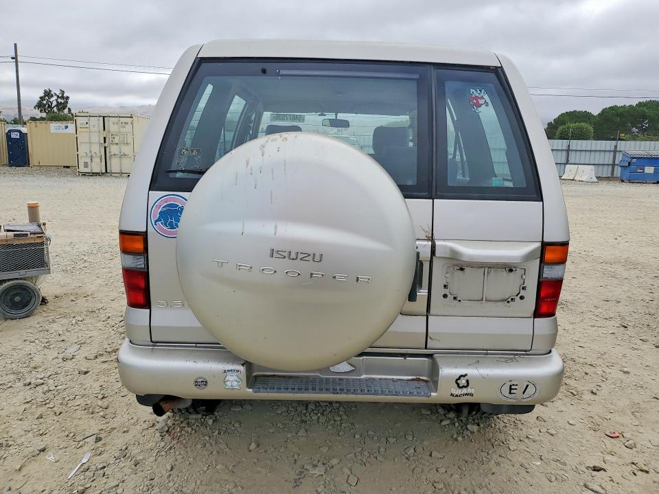 1999 Isuzu Trooper VIN JACDJ58X6X7910491 COPART salvage auction — MINOR DENT/SCRATCHES, CA - SALVAGE CERTIFICATE, sold $525 on 2026-07-14 (photo 6)