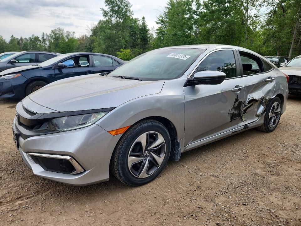 2021 Honda Civic VIN 2HGFC2F50MH002771 COPART salvage auction — SIDE, On - Permit Salvage, sold $6,400 on 2026-07-09 (photo 1)