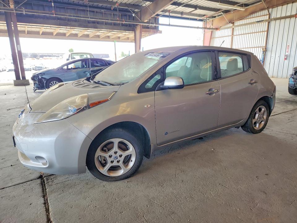 2012 Nissan Leaf VIN JN1AZ0CP3CT024429 COPART salvage auction — REAR END, Mt - Dis/Dlr/Exp Only Clean Title, sold $125 on 2026-07-11 (photo 1)