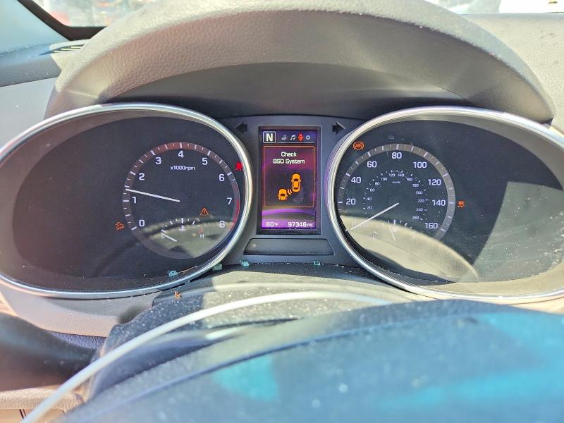 2017 Hyundai Santa fe VIN 5XYZUDLB5HG412999 COPART salvage auction — FRONT END, Oh - Cert Of Title-Salvage, sold $2,100 on 2026-07-10 (photo 9)