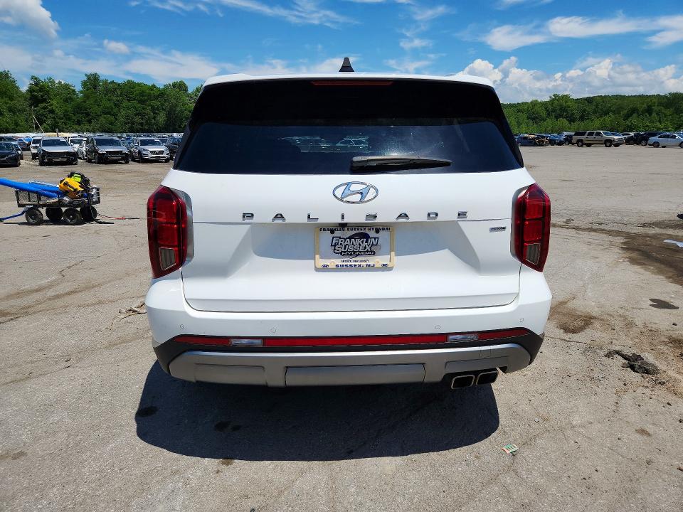 2023 Hyundai Palisade VIN KM8R5DGE4PU491804 COPART salvage auction — FRONT END, NY - MV-907A SALVAGE CERTIFICATE, sold $1,600 on 2026-07-21 (photo 6)