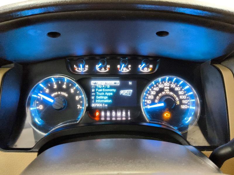 2014 Ford F-150 lightning VIN 1FTFW1CT8EKD50864 COPART salvage auction — MECHANICAL, TX - CERTIFICATE OF TITLE, sold $1,850 on 2026-07-09 (photo 9)