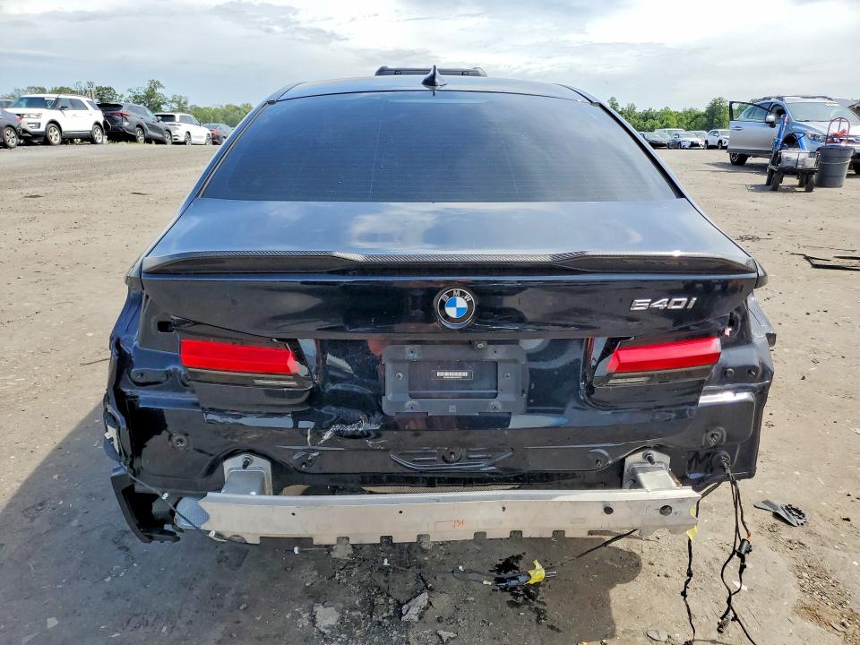 2022 BMW 5er VIN WBA53BJ09NWX46715 COPART salvage auction — REAR END, Va - Cert Of Title - Salvage, sold $21,400 on 2026-07-15 (photo 6)