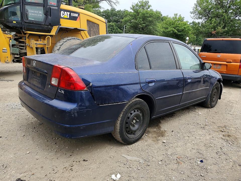 2005 Honda Civic VIN 2HGES16565H564667 COPART salvage auction — ALL OVER, VA - CERTIFICATE OF TITLE, sold $325 on 2026-07-02 (photo 3)