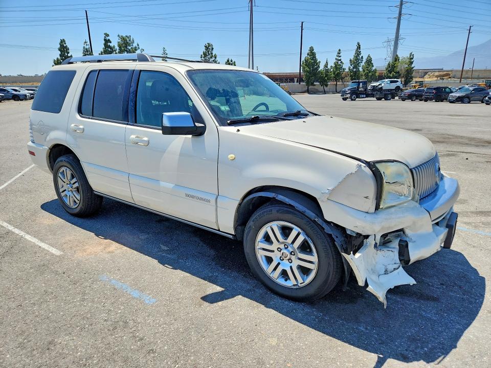 2007 Mercury Mountaineer VIN 4M2EU38867UJ18508 COPART salvage auction — FRONT END, Ca - Salvage Certificate, sold $525 on 2026-07-30 (photo 4)