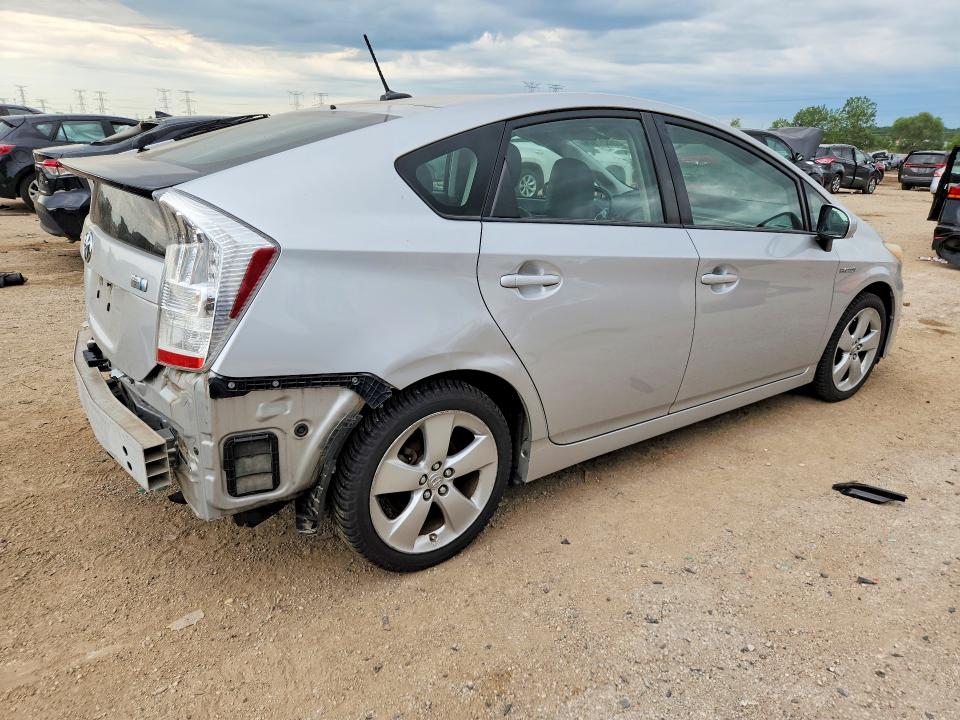 2010 Toyota Prius VIN JTDKN3DU6A0059449 COPART salvage auction — REAR END, IL - SALVAGE CERTIFICATE, sold $2,300 on 2026-07-28 (photo 3)