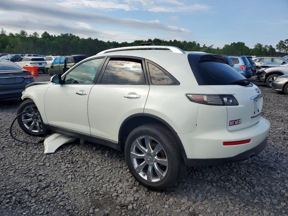 2005 Infiniti Fx VIN JNRAS08WX5X207338 COPART salvage auction — FRONT END, Pa - Certificate Of Salvage, sold $2 on 2026-07-29 (photo 2)