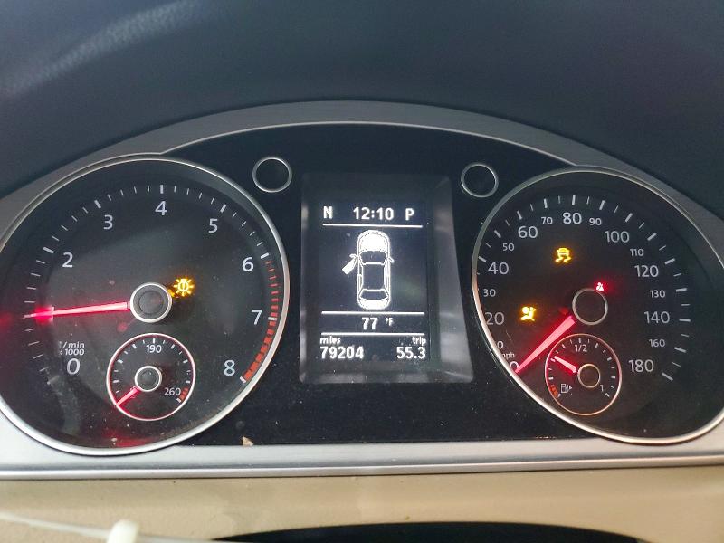 2013 Volkswagen Passat cc VIN WVWBN7ANXDE502536 COPART salvage auction — SIDE, SC - CERT OF TITLE-SALVAGE, sold $1,200 on 2026-07-20 (photo 9)