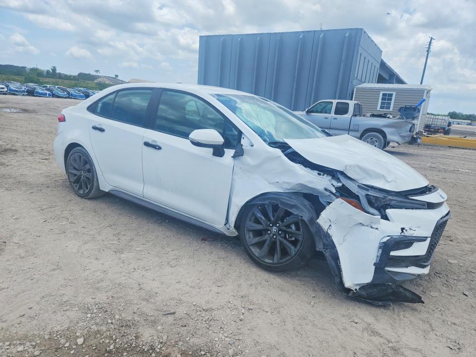 2024 Toyota Corolla VIN 5YFS4MCE9RP191433 COPART salvage auction — FRONT END, Fl - Certificate Of Destruction, sold $1,700 on 2026-07-23 (photo 4)