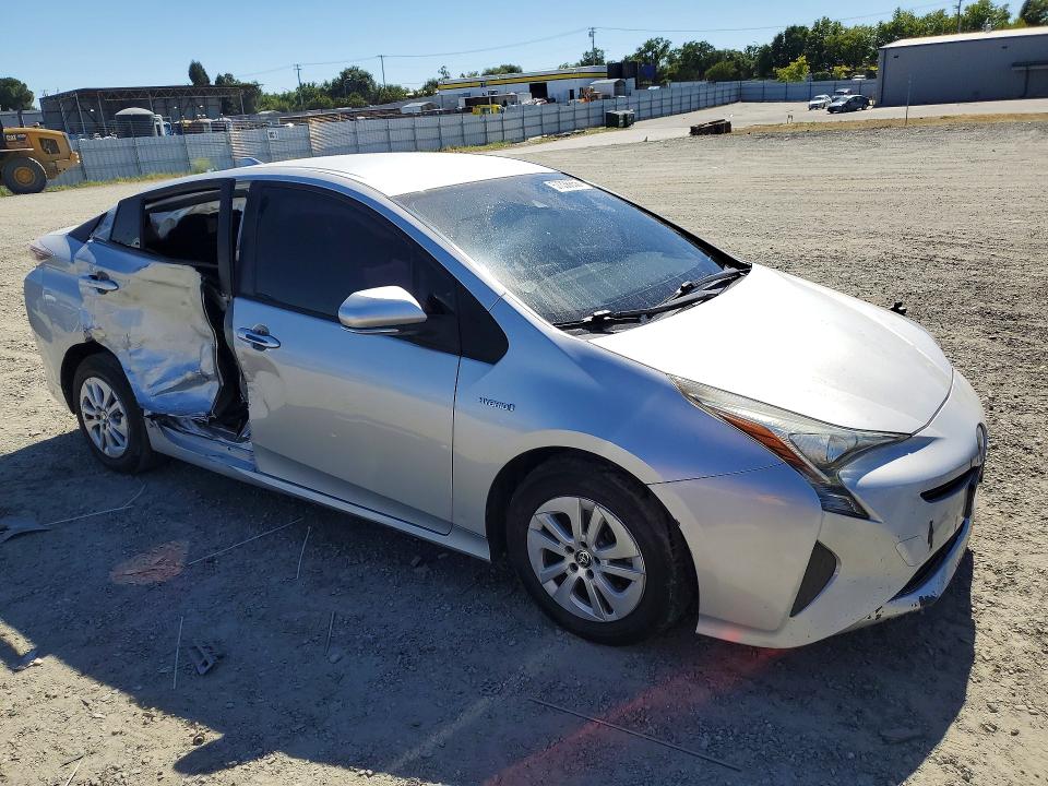 2017 Toyota Prius VIN JTDKBRFU7H3554616 COPART salvage auction — SIDE, CA - SALVAGE CERTIFICATE, sold $2,800 on 2026-07-14 (photo 4)