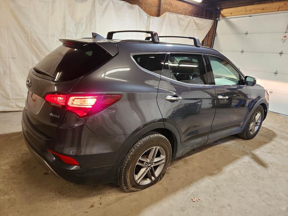 2018 Hyundai Santa fe VIN 5XYZU3LB4JG508106 COPART salvage auction — FRONT END, Pa - Certificate Of Salvage, sold $2,200 on 2026-07-23 (photo 3)