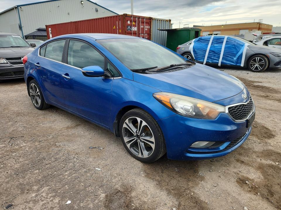 2014 Kia Forte VIN KNAFX4A80E5176071 COPART salvage auction — REAR END, ON - PERMIT NO BRAND - UNFIT, sold $325 on 2026-07-23 (photo 4)