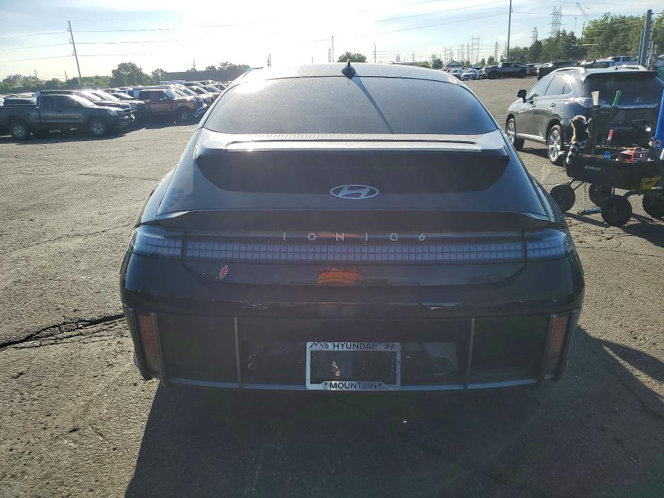 2025 Hyundai Ioniq 6 VIN KMHM34AC2SA093377 COPART salvage auction — FRONT END, Co - Salvage Title, sold $6,700 on 2026-07-28 (photo 6)