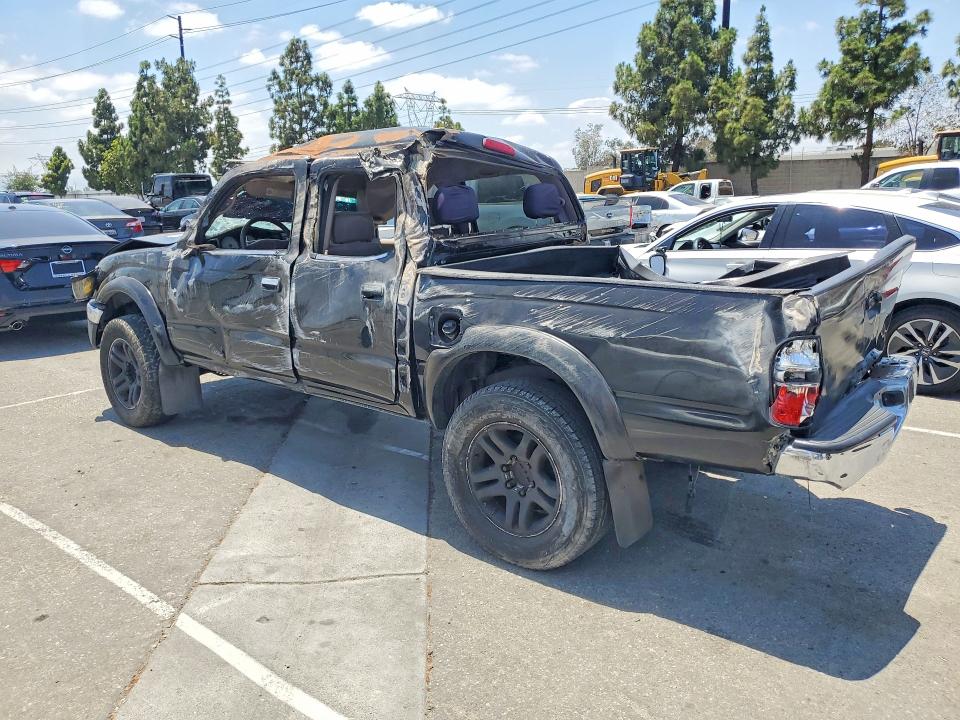 2004 Toyota Tacoma VIN 5TEGM92N24Z380111 COPART salvage auction — ROLLOVER, Ca - Salvage Certificate, sold $700 on 2026-07-16 (photo 2)
