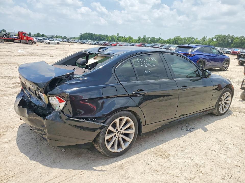 2011 BMW 3er VIN WBAPH5G58BNM79485 COPART salvage auction — REAR END, Tx - Salvage Vehicle Title, sold $650 on 2026-07-14 (photo 3)