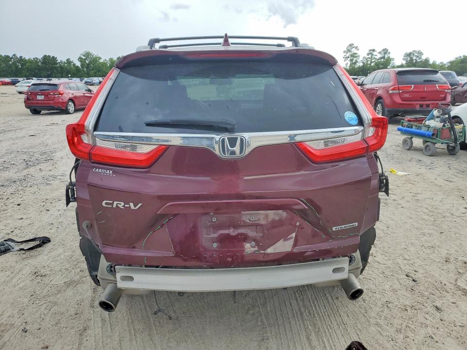 2018 Honda Cr-v VIN 7FARW1H93JE053667 COPART salvage auction — FRONT END, TX - SALVAGE VEHICLE TITLE (P), sold $8,100 on 2026-07-31 (photo 6)