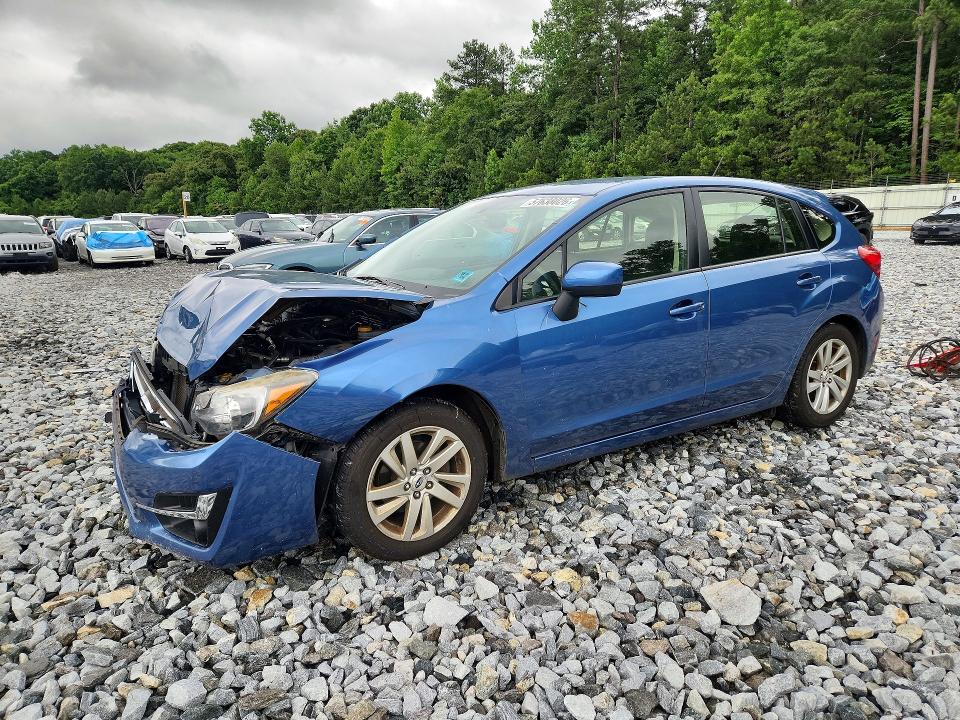 2016 Subaru Impreza VIN JF1GPAB6XGH259307 COPART salvage auction — FRONT END, Ga - Cert Of Title-Salvage, sold $950 on 2026-07-14 (photo 1)