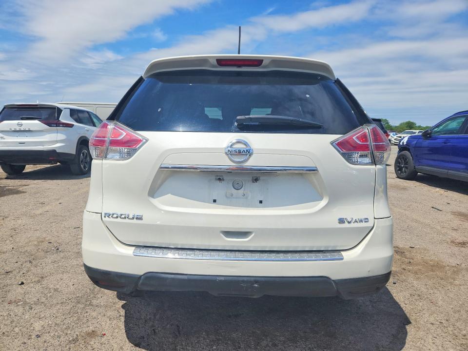 2016 Nissan Rogue VIN KNMAT2MV5GP623998 COPART salvage auction — SIDE, Pa - Certificate Of Salvage, sold $950 on 2026-07-14 (photo 6)