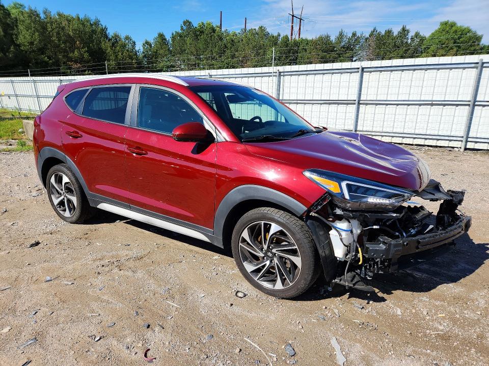 2019 Hyundai Tucson VIN KM8J3CAL2KU847647 COPART salvage auction — FRONT END, Va - Cert Of Title - Salvage, sold $2,700 on 2026-07-06 (photo 4)