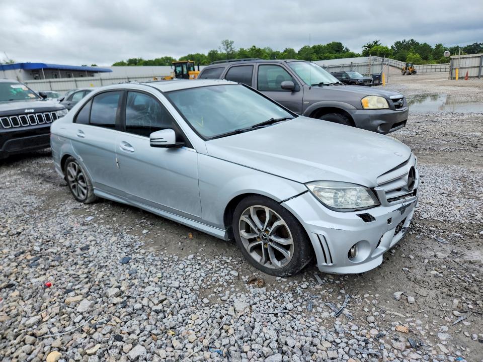 2010 Mercedes-benz C class VIN WDDGF8BB4AF409987 COPART salvage auction — FRONT END, Fl - Cert Of Title-Rebuilt, sold $525 on 2026-07-07 (photo 4)