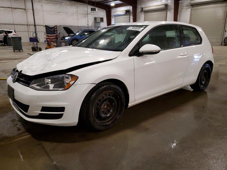 2015 Volkswagen Golf VIN 3VW817AU7FM024910 COPART salvage auction — FRONT END, Mn - Cert Of Title-Prior Salvage, sold $350 on 2026-07-27 (photo 1)