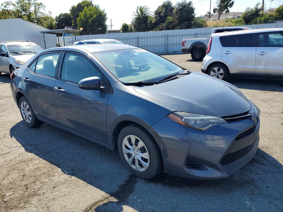 2017 Toyota Corolla VIN 5YFBPRHE0HP687281 COPART salvage auction — REAR END, Ca - Salvage Certificate, sold $2,750 on 2026-07-24 (photo 4)