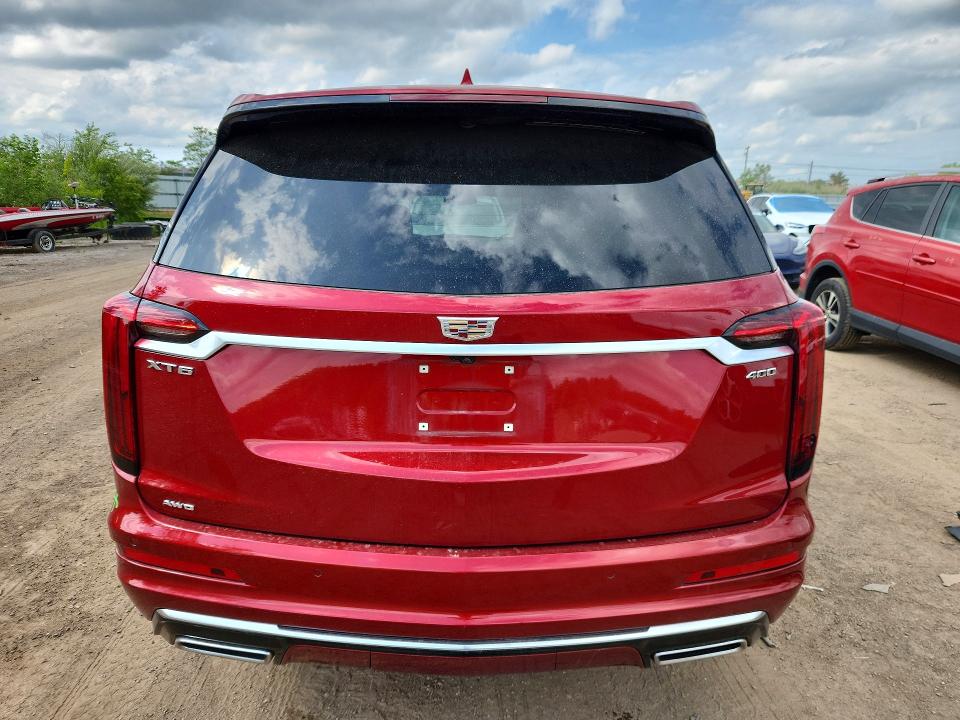 2025 Cadillac Xt6 VIN 1GYKPDRS6SZ107093 COPART salvage auction — FRONT END, Oh - Cert Of Title-Salvage, sold $15,000 on 2026-07-20 (photo 6)