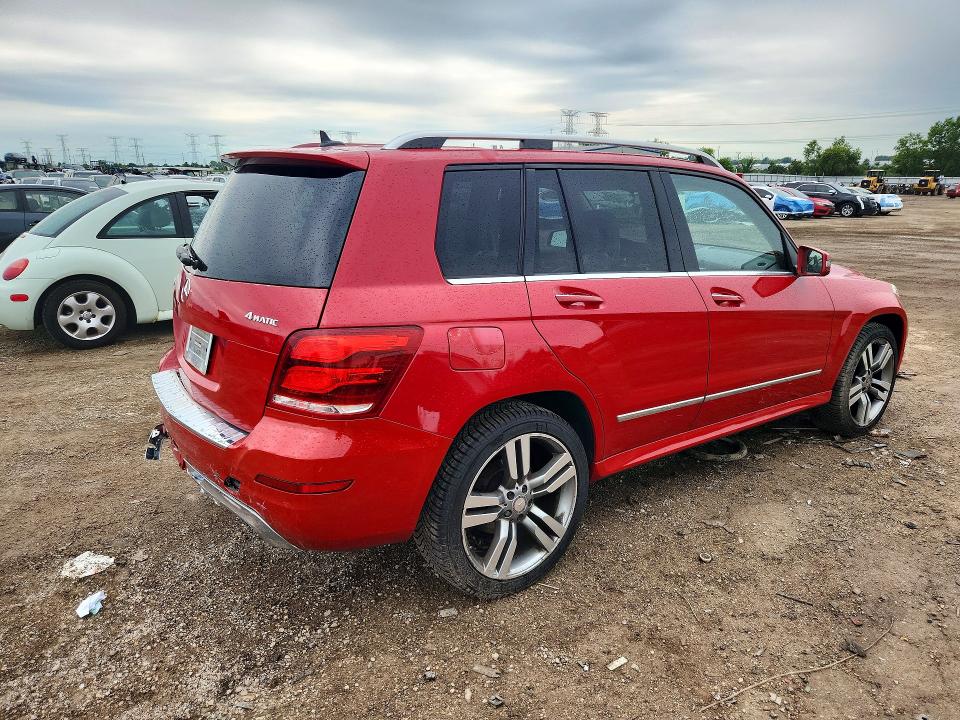 2014 Mercedes-benz Glk-klasse VIN WDCGG8JB7EG284874 COPART salvage auction — REAR END, Il - Salvage Certificate, sold $1,950 on 2026-07-28 (photo 3)
