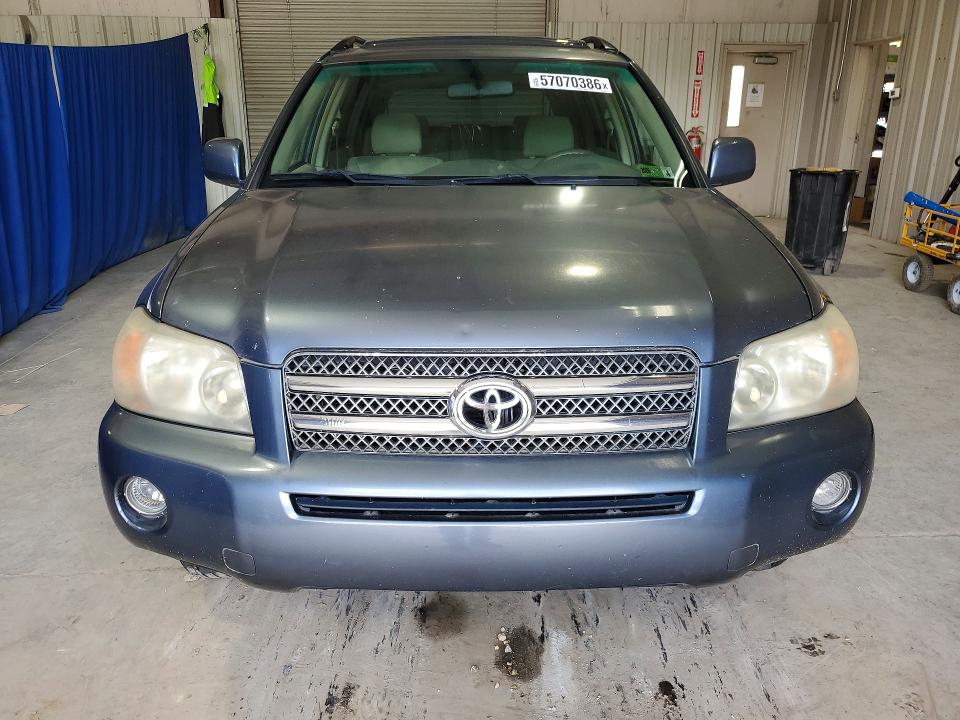 2006 Toyota Highlander VIN JTEDW21A660006070 COPART salvage auction — REAR END, Wv - Certificate Of Title, sold $700 on 2026-07-21 (photo 5)