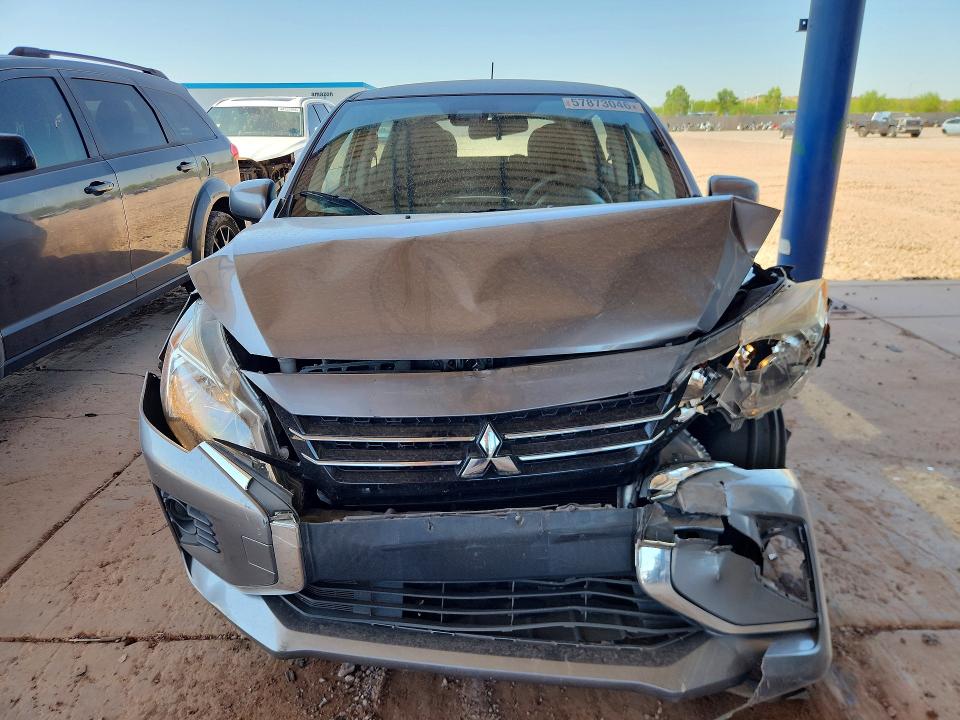 2021 Mitsubishi VIN ML32AUHJ0MH007678 COPART salvage auction — FRONT END, Az - Cert Of Title - Salvage, sold $1,800 on 2026-07-14 (photo 5)