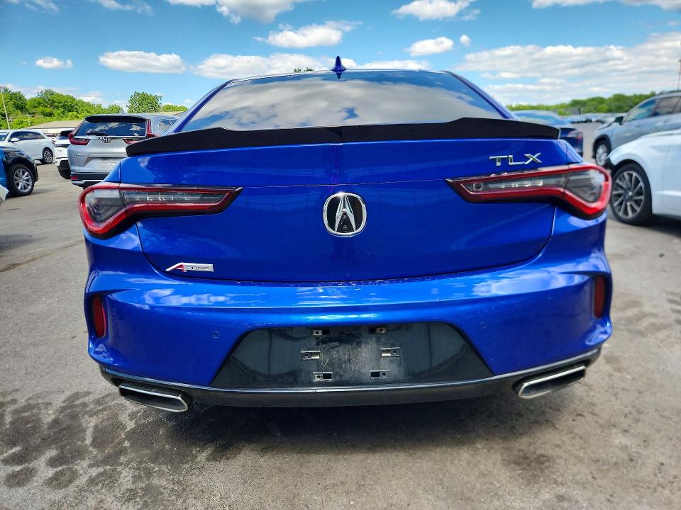 2022 Acura Tlx VIN 19UUB5F53NA003585 COPART salvage auction — REAR END, Pa - Certificate Of Salvage, sold $16,200 on 2026-07-02 (photo 6)