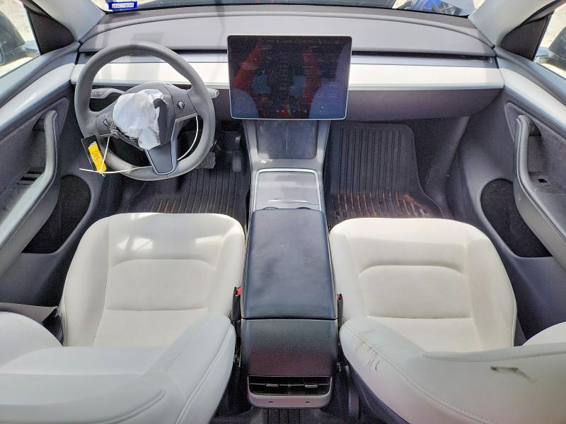 2024 Tesla Model y VIN 7SAYGDEE4RA283351 COPART salvage auction — FRONT END, Tx - Salvage Vehicle Title, sold $7,100 on 2026-07-16 (photo 8)
