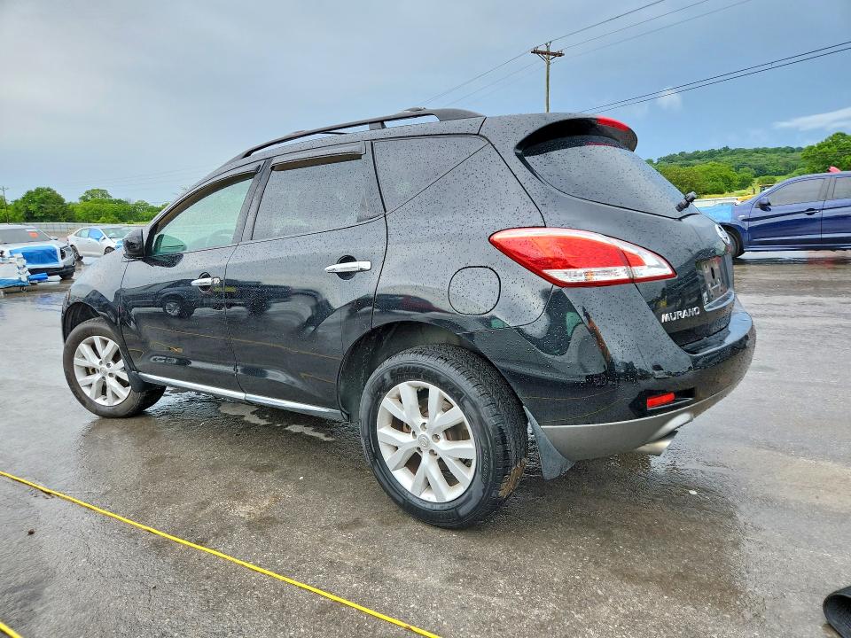 2012 Nissan Murano VIN JN8AZ1MU8CW100382 COPART salvage auction — ENGINE BURN, Tn - Salvage Certificate, sold $150 on 2026-07-13 (photo 2)