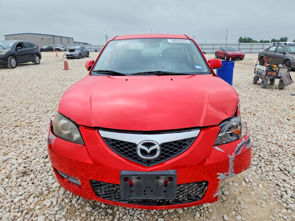 2008 Mazda 3 VIN JM1BK32F181815772 COPART salvage auction — FRONT END, Tx - Salvage Vehicle Title, sold $250 on 2026-07-09 (photo 5)