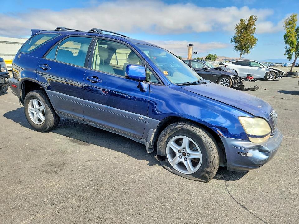 2002 Lexus Rx VIN JTJGF10U820133272 COPART salvage auction — FRONT END, Ca - Salvage Certificate, sold $450 on 2026-07-08 (photo 4)