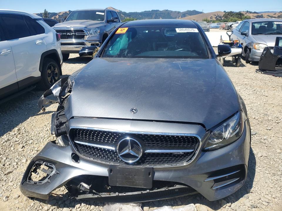 2018 Mercedes-benz E-klasse amg VIN WDDZF6EB0JA403643 COPART salvage auction — FRONT END, Ca - Salvage Certificate, sold $4,950 on 2026-07-14 (photo 5)