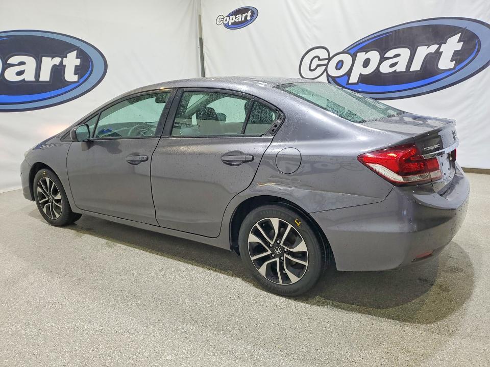 2015 Honda Civic VIN 19XFB2F86FE214214 COPART salvage auction — REAR END, CA - CERTIFICATE OF TITLE, sold $4,050 on 2026-07-09 (photo 2)