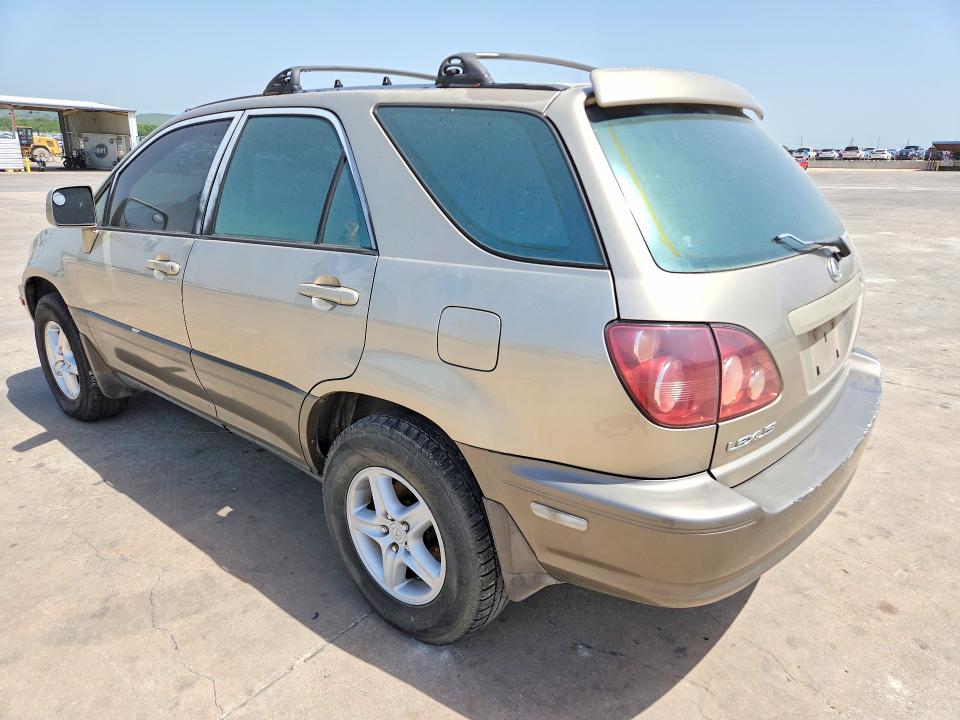 1999 Lexus Rx VIN JT6GF10U5X0035771 COPART salvage auction — NORMAL WEAR, Tx - Certificate Of Title (P), sold $650 on 2026-07-09 (photo 2)