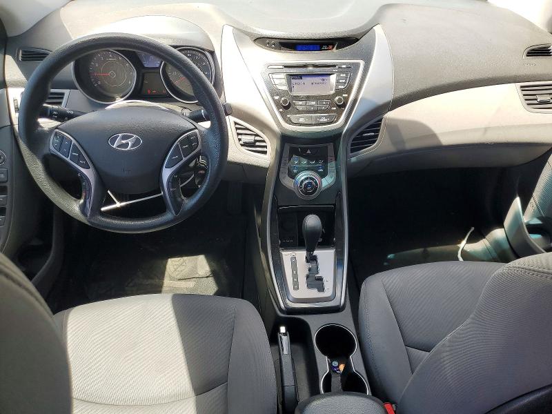 2013 Hyundai Elantra VIN KMHDH4AE4DU955907 COPART salvage auction — REAR END, Ca - Salvage Certificate, sold $1,300 on 2026-07-07 (photo 8)
