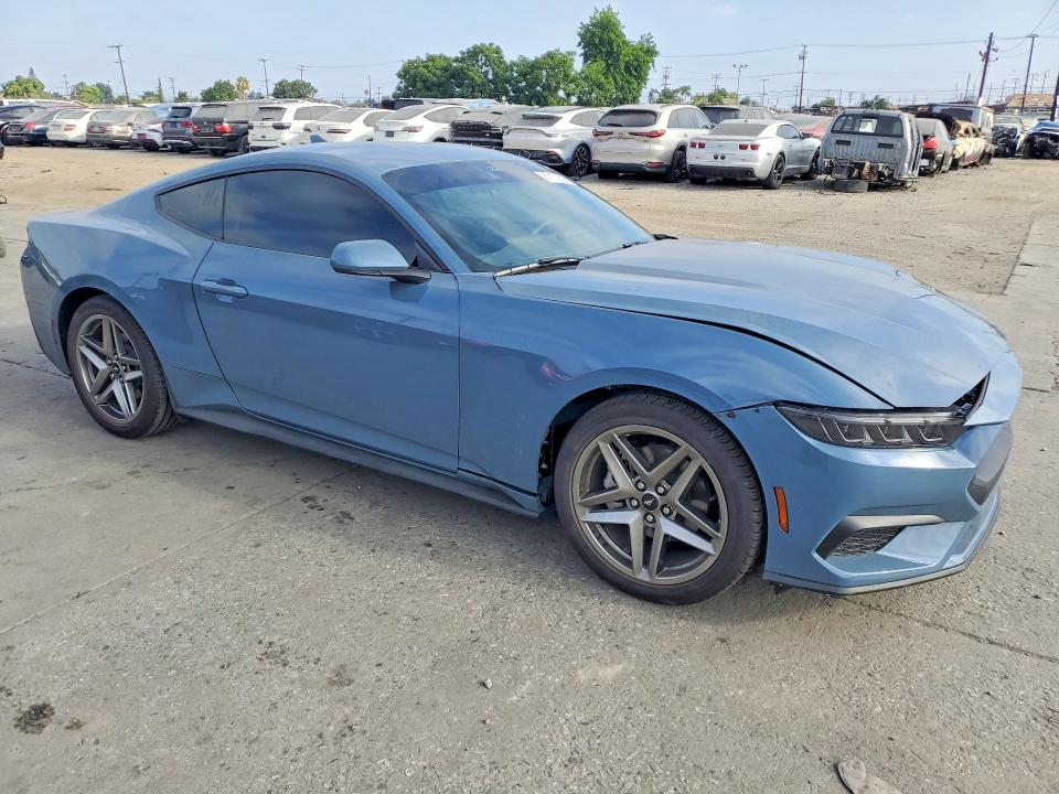 2025 Ford Mustang VIN 1FA6P8TH9S5129100 COPART salvage auction — FRONT END, Ca - Salvage Certificate, sold $16,400 on 2026-07-09 (photo 4)