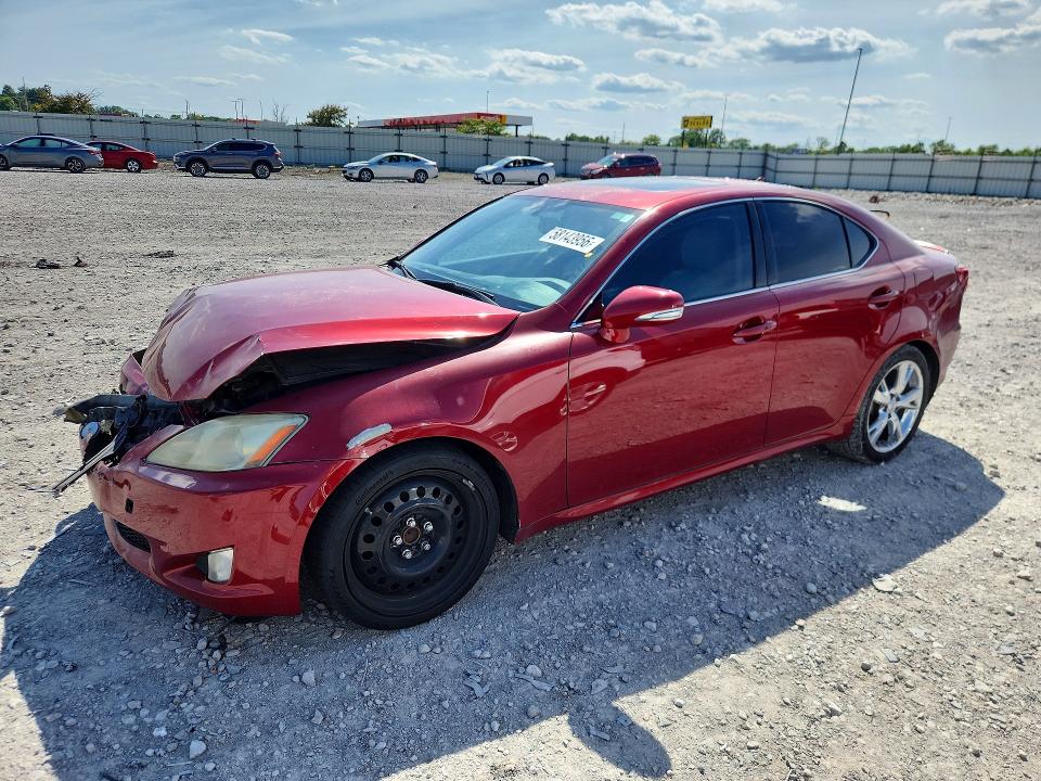 2010 Lexus Is VIN JTHBF5C24A5113454 COPART salvage auction — FRONT END, Il - Salvage Certificate, sold $300 on 2026-07-27 (photo 1)