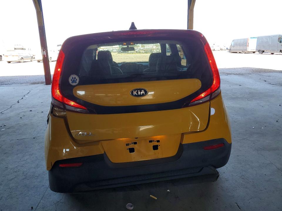 2020 Kia Soul VIN KNDJ23AU9L7119064 COPART salvage auction — REAR END, Az - Cert Of Title - Salvage, sold $2,350 on 2026-07-27 (photo 6)