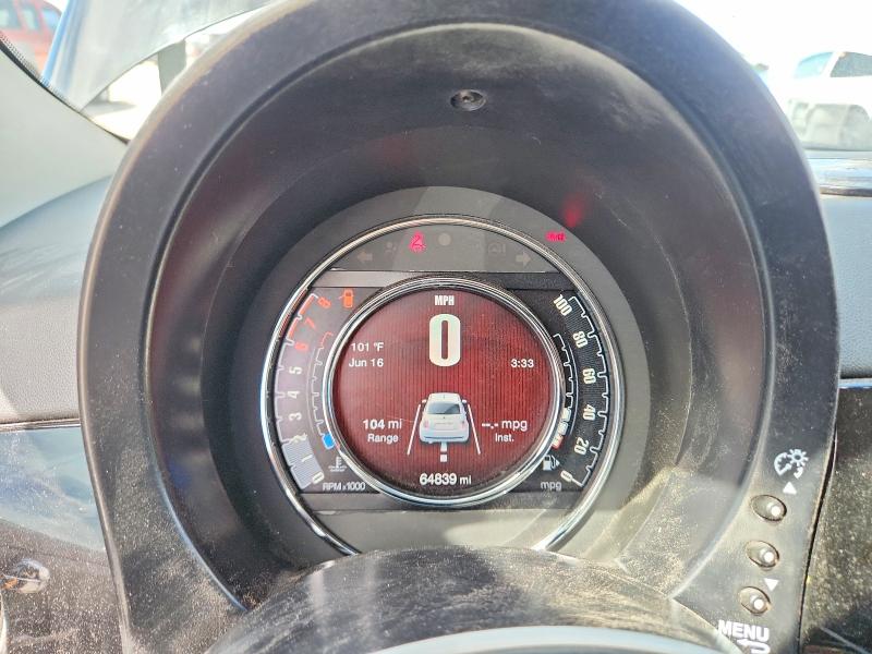 2017 Fiat 500 VIN 3C3CFFKR4HT553764 COPART salvage auction — SIDE, Ut - Salvage Certificate, sold $1,850 on 2026-07-10 (photo 9)