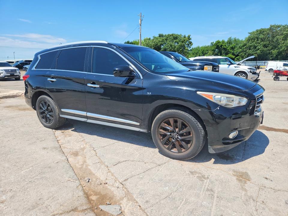 2014 Infiniti Qx60 VIN 5N1AL0MM4EC500169 COPART salvage auction — REAR END, Ok - Certificate Of Title, sold $875 on 2026-07-09 (photo 4)
