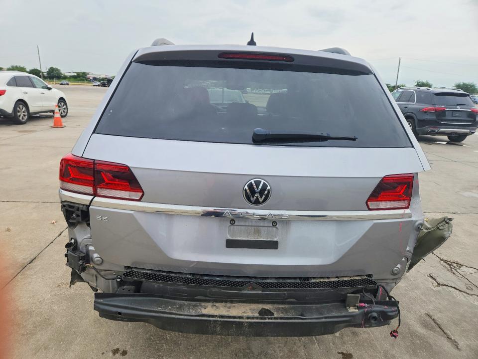 2022 Volkswagen Atlas VIN 1V2DP2CAXNC508333 COPART salvage auction — REAR END, Tx - Salvage Vehicle Title, sold $7,900 on 2026-07-09 (photo 6)
