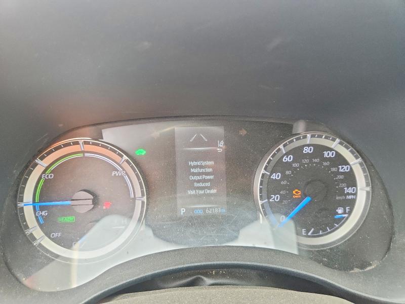 2022 Toyota Highlander VIN 5TDBBRCH7NS550339 COPART salvage auction — FRONT END, Ca - Salvage Certificate, sold $10,400 on 2026-07-17 (photo 9)