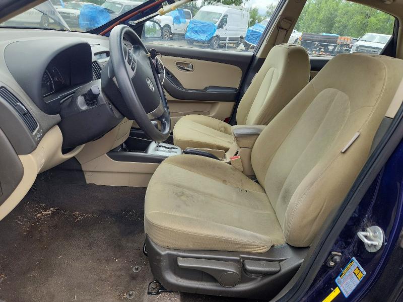 2010 Hyundai Elantra VIN KMHDU4AD1AU987762 COPART salvage auction — FRONT END, Or - Salvage Title Certificate, sold $575 on 2026-07-13 (photo 7)